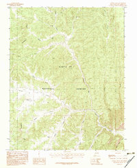 Canada Ojitos 1983 topographic map thumbnail