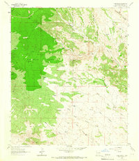 C Bar Ranch 1963 topographic map thumbnail