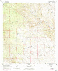C Bar Ranch 1963 topographic map thumbnail
