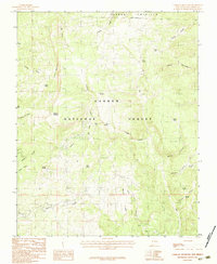 Canjilon Mountain 1983 topographic map thumbnail