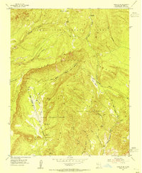 Canjilon SE 1953 topographic map thumbnail