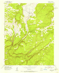 Canjilon 1953 topographic map thumbnail