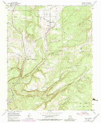 Canjilon 1953 topographic map thumbnail