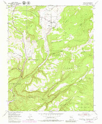 Canjilon 1953 topographic map thumbnail