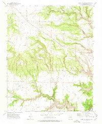 Canon Las Cuevas 1971 topographic map thumbnail