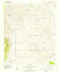 Canoncito School 1954 topographic map thumbnail