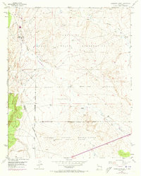 Canoncito School 1954 topographic map thumbnail