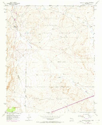 Canoncito School 1954 topographic map thumbnail