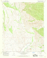 Canteen Canyon 1965 topographic map thumbnail