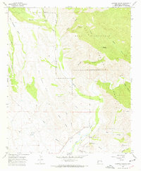 Canteen Canyon 1965 topographic map thumbnail