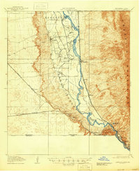 Canutillo 1919 topographic map thumbnail