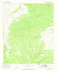 Canyon Creek Mountains 1965 topographic map thumbnail