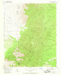 Capilla Peak 1954 topographic map thumbnail