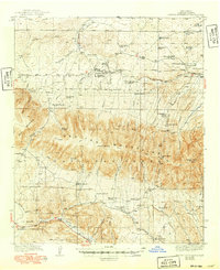 Capitan Mountains 1940 topographic map thumbnail