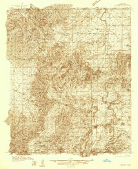 Capitan 1934 topographic map thumbnail