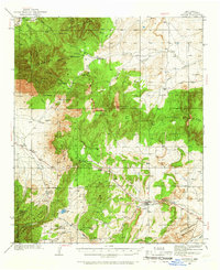 Capitan 1934 topographic map thumbnail