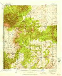 Capitan 1934 topographic map thumbnail