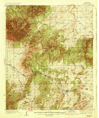 Capitan 1937 topographic map thumbnail