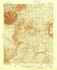 Capitan 1937 topographic map thumbnail