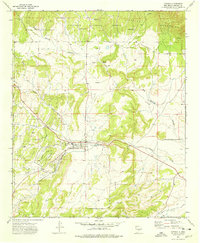 Capitan 1973 topographic map thumbnail