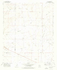 Caprock 1973 topographic map thumbnail