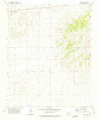 Capulin 1972 topographic map thumbnail