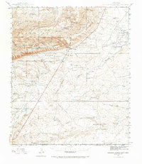 Carlsbad Caverns East 1945 topographic map thumbnail