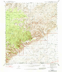 Carlsbad Caverns West 1940 topographic map thumbnail
