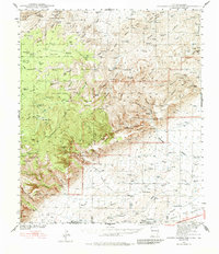 Carlsbad Caverns West 1940 topographic map thumbnail