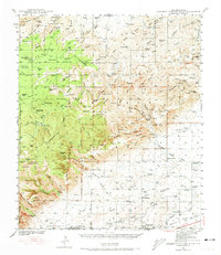 Carlsbad Caverns West 1940 topographic map thumbnail