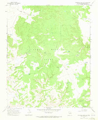 Carpenter Mesa NW 1968 topographic map thumbnail