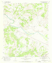 Carpenter Mesa SW 1968 topographic map preview