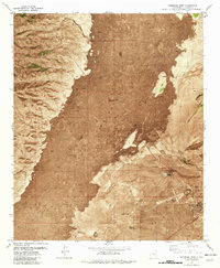 Carrizozo West 1982 topographic map thumbnail