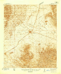 Carrizozo 1938 topographic map thumbnail