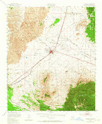 Carrizozo 1950 topographic map thumbnail