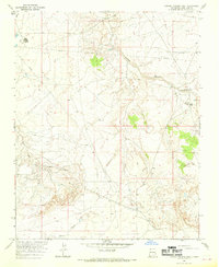 Carson Trading Post 1966 topographic map thumbnail