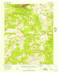 Cebolla 1955 topographic map thumbnail