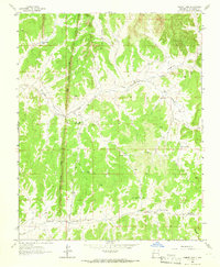 Cement Lake 1963 topographic map thumbnail