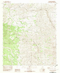 Center Peak 1982 topographic map thumbnail