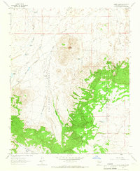 Cerro Alesna 1963 topographic map thumbnail
