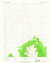 Cerro De La Olla 1963 topographic map thumbnail