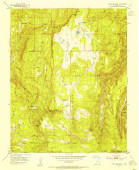 Cerro del Grant 1953 topographic map preview