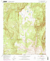 Cerro del Grant 1953 topographic map preview