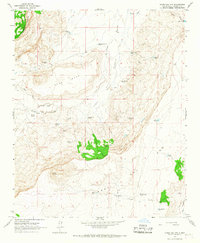 Cerro Del Oro 1964 topographic map preview