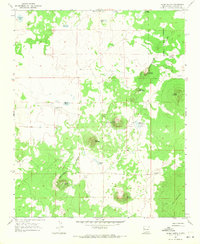 Cerro Hueco 1967 topographic map thumbnail