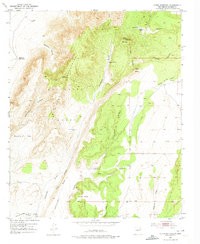 Cerro Montoso 1952 topographic map thumbnail