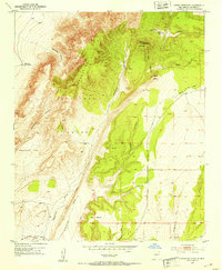 Cerro Montoso 1952 topographic map thumbnail