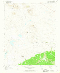 Cerro Negro 1966 topographic map thumbnail