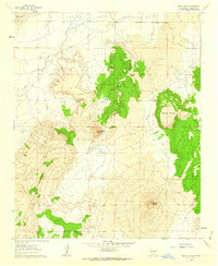 Cerro Verde 1960 topographic map thumbnail