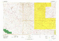 Chaco Canyon topographic map thumbnail
